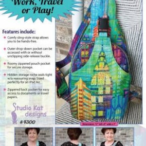 The Sling Along Bag Pattern - Studio Kat Designs - Kathy Southern