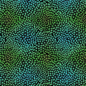 New - Green Mum Vivid - In the Beginning - Jason Yenter - Yardage and More Available