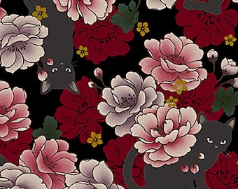 Gatos de jardín Neko rojos - Puerta de edredón - Metros y más disponibles