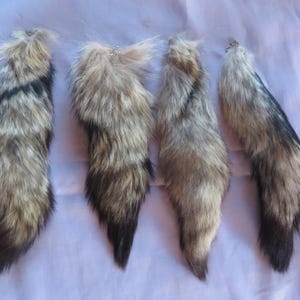 Soft Kit Fuchsschwanz: Natürliche Farbe, USA gegerbt (10-12 inch