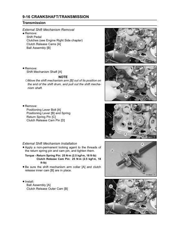 CKページ　2点おまとめ Kawasaki KLF 250 Bayou Workhorse Service Repair Manual 2003-2007