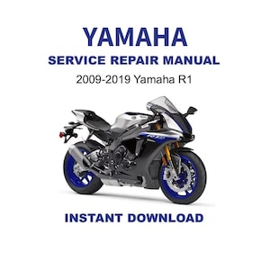 2009-2019 Yamaha R1 Service Repair Workshop Manual