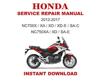 Honda 2021 NC750X Service Manual Maintenance Repair - Etsy
