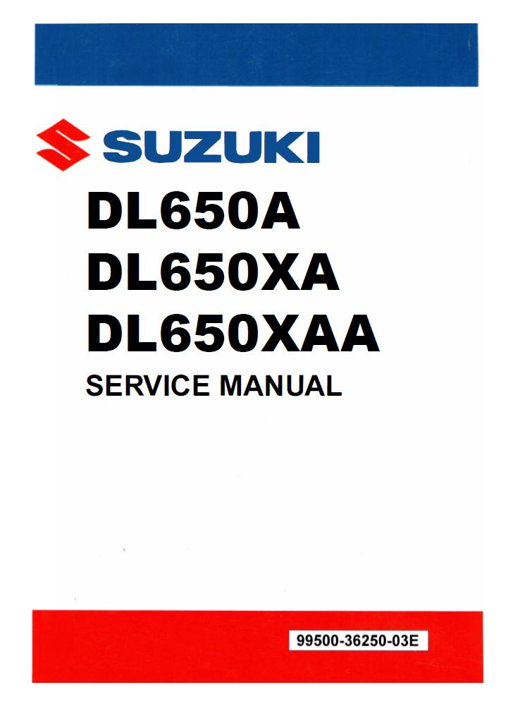 2017-2021 Suzuki V-strom DL650 A / XA / XAA Service Repair