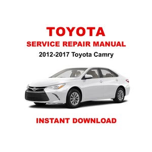 2012-2017年式トヨタカムリ サービス修理ワークショップマニュアル