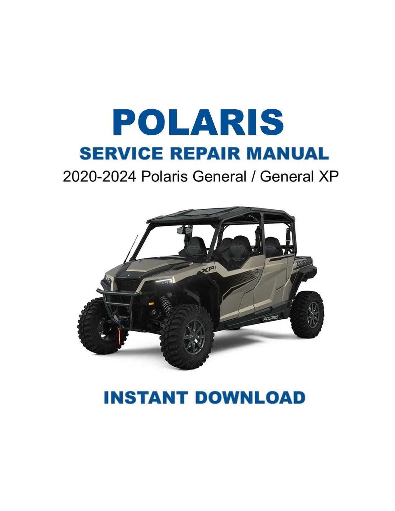 2020-2024 Polaris General / General XP 1000 Service Repair Manual
