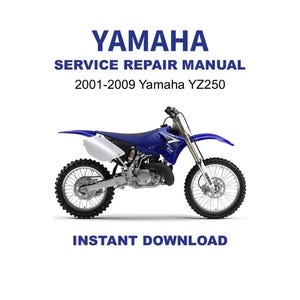 2001-2009 Yamaha YZ250 Service Repair Workshop Manual