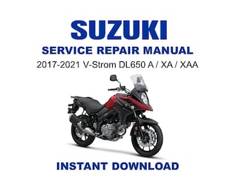 2017-2021 Suzuki V-strom DL650 A XA XAA Service Repair