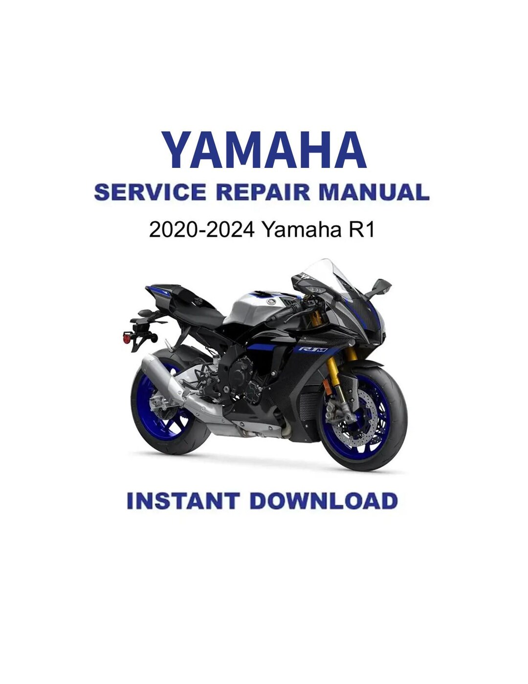 2020-2024 Yamaha R1 Service Repair Workshop Manual - Etsy
