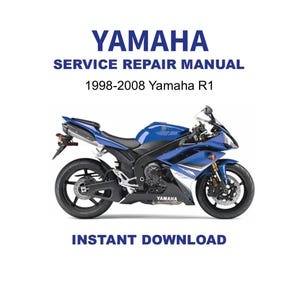 1998-2008 Yamaha R1 Service Repair Workshop Manual