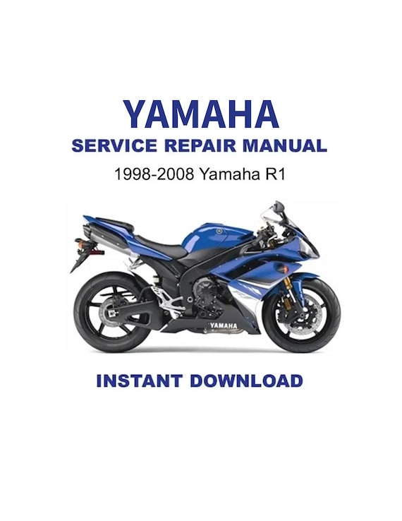 1998-2008 Yamaha R1 Service Repair Workshop Manual - Etsy