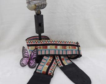 Handmade Strap of Many Colors 3-inch Guitar Strap