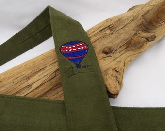 Hot Air Balloon 2" Guitar Strap by Martha Crow