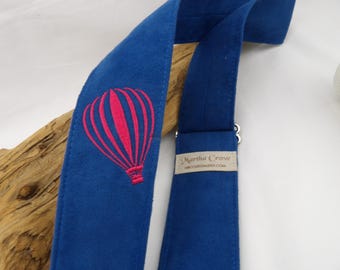 Embroidered 2" Guitar Strap by Martha Crow