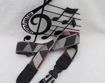 Handmade Quick Release Guitar or Dulcimer Strap by Martha Crow