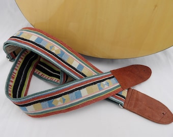 Handcrafted Adjustable Guitar Strap by Martha Crow