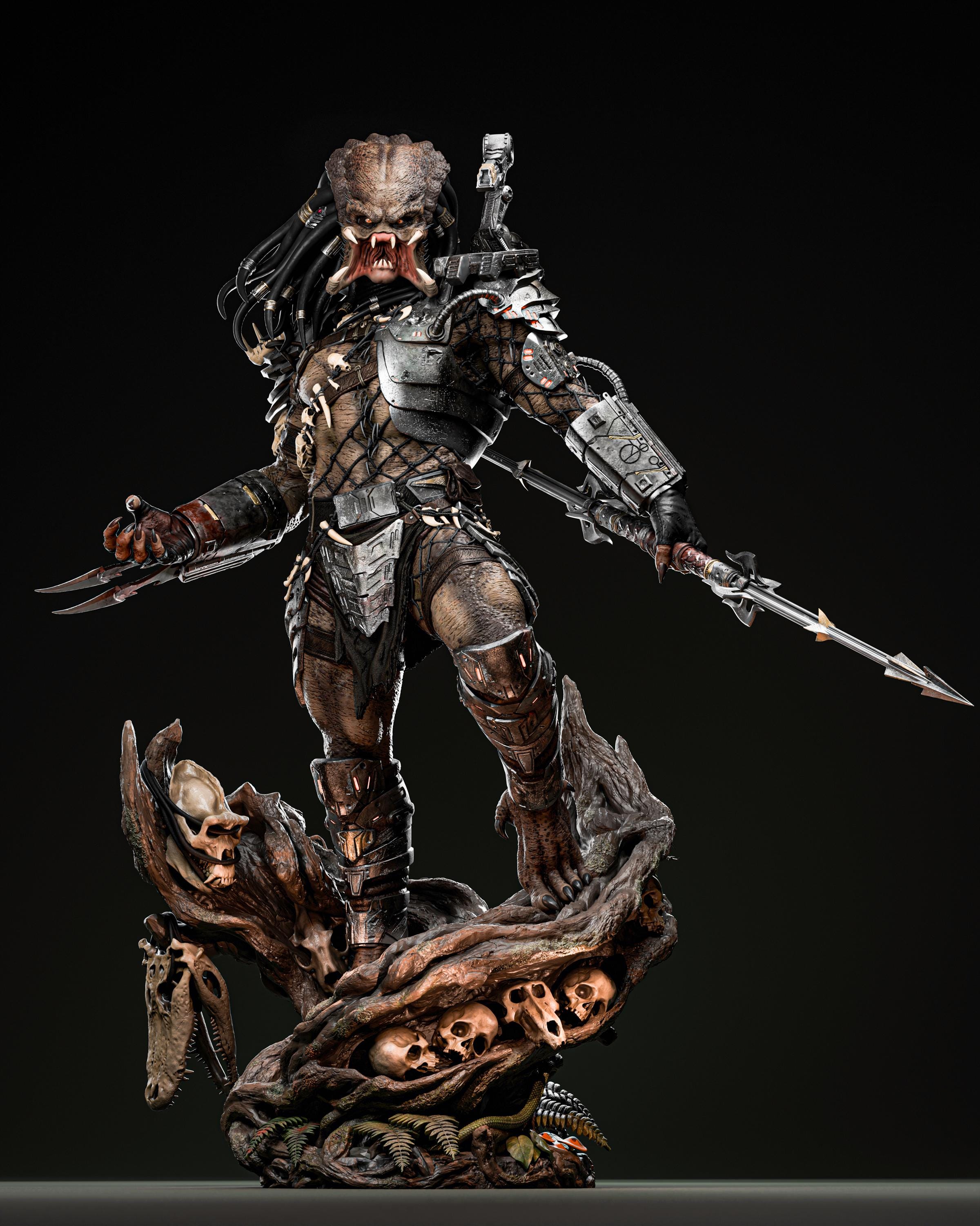 Predator statue - Etsy 日本