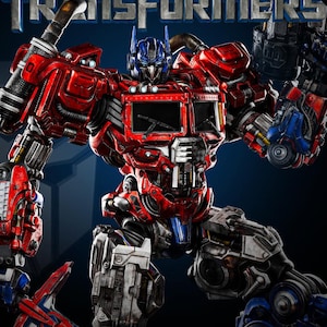 Optimus Prime 3D Model STL Files for 3D Printer (Digital Download)
