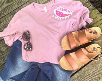 T-shirt a maniche corte in cotone, perfetta per l'estate.
