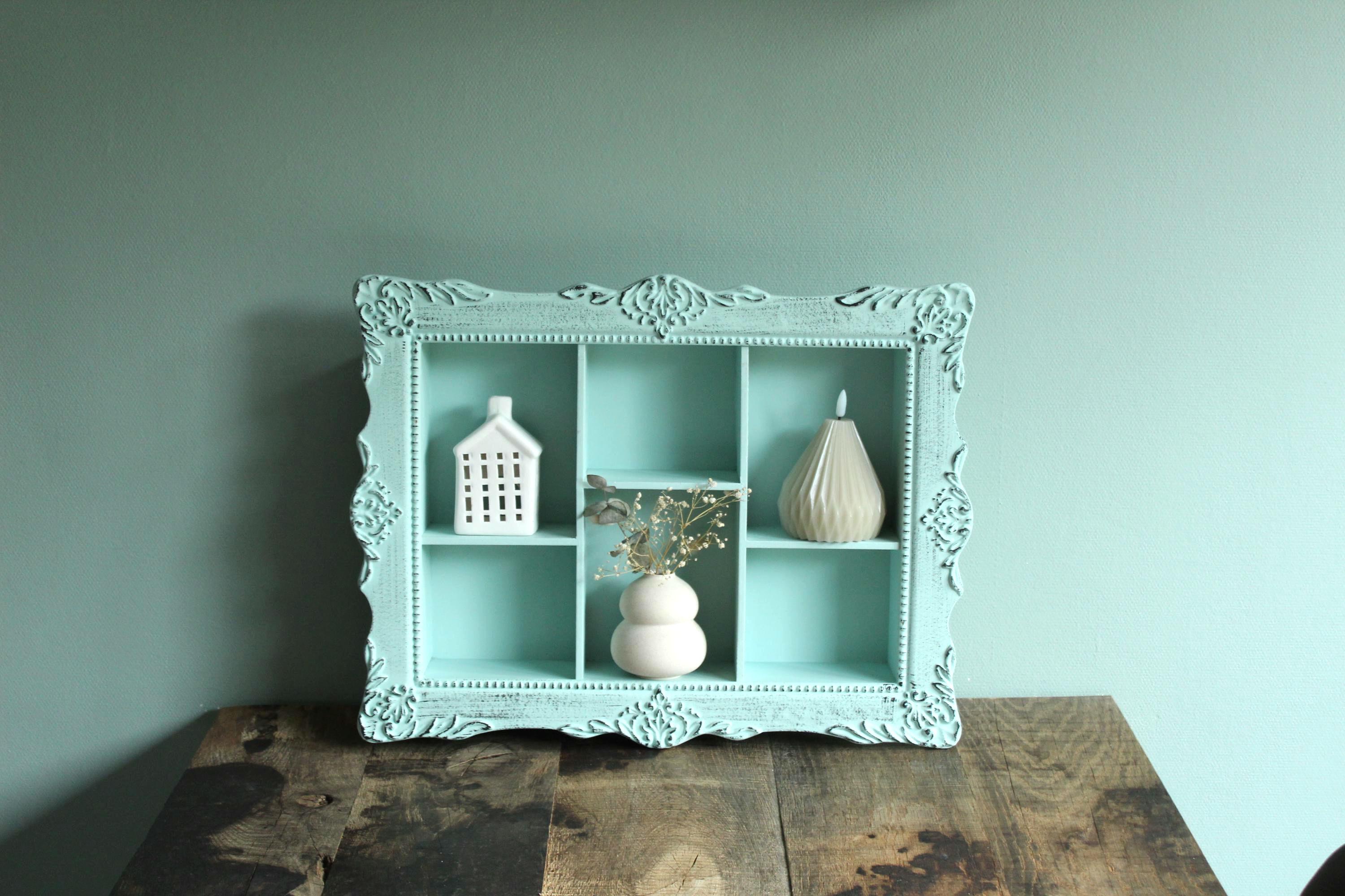 LIGUORO SHOP Barock Konsole - Venezianisches Wandregal Im Vintage Look, Schwarz