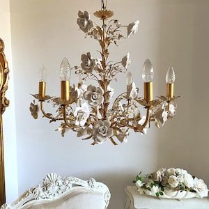 Porcelain Roses Chandelier - Etsy