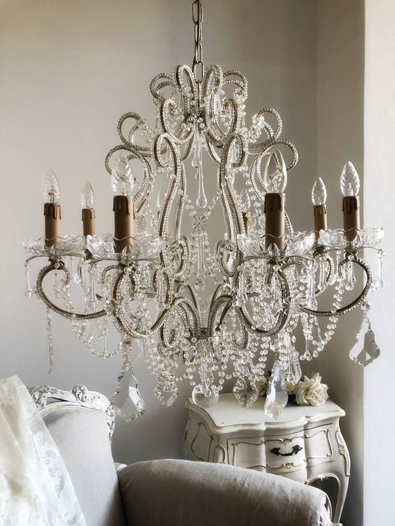 Beaded Crystal Chandelier Beaded Crystal Chandelier