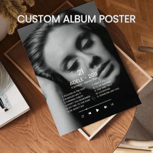 Custom Album Cover Poster, Personalised Digital Album Print, Album Poster, Album Art, Personalized Album Print, Album Print, Digital Product