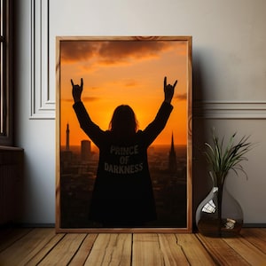 Ozzy Osbourne Art Print: Birmingham Sunset, Prince of Darkness