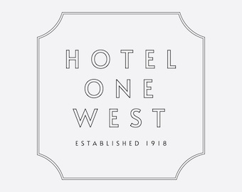 Premade logo - classy elegant logo, property logo, real estate logo, boutique logo, luxury minimalistic logo, rental property logo