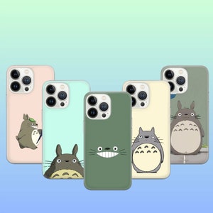 Custodia per telefono Totoro Cartoon Cover per iPhone 16e, 15, 14, 13, 12, 11, Google Pixel 9 Pro, 8, 7A, Samsung S25 edge, S24 FE, A71, A36