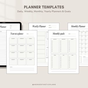 Digital Student Planner Academic Diary 2025-2026 All in One University ...