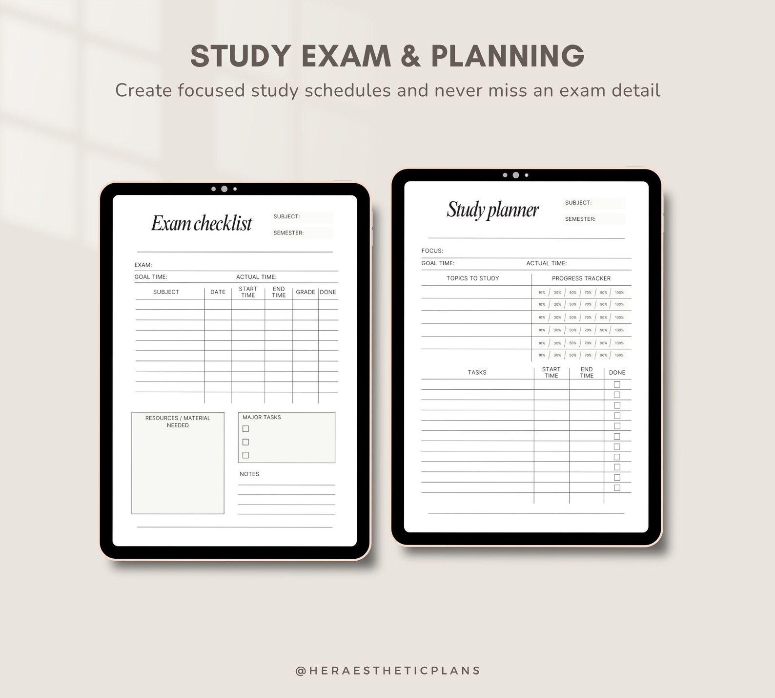 Digital Student Planner Academic Diary 2025-2026 All in One University ...