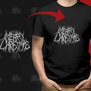 Brutal Merry Christmas T-Shirt, Metal Digital Print, Black Metal Holiday Sticker, Hardcore Festive Cheer, Twisted Christmas Decoration