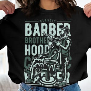 Classic Barber Brotherhood Art Print, Digital Download, Barbershop Wall Art, Vintage Barber Shop Decor, Barber Gift for Men