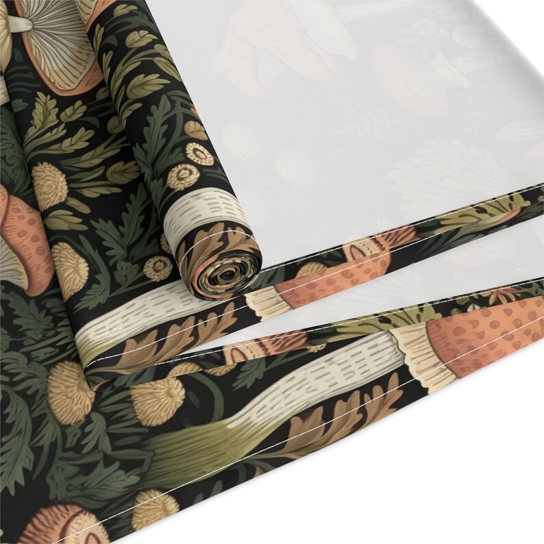 Darkwood Mushroom Quilted Table Runner NCU0HNH603