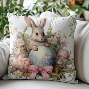 Cuscino decorativo a forma di coniglietto pasquale, decorazioni primaverili per la casa, cuscini a forma di coniglio, cuscini decorativi, decorazioni pasquali, cuscini decorativi pasquali, cuscini a forma di coniglietto, regali di Pasqua