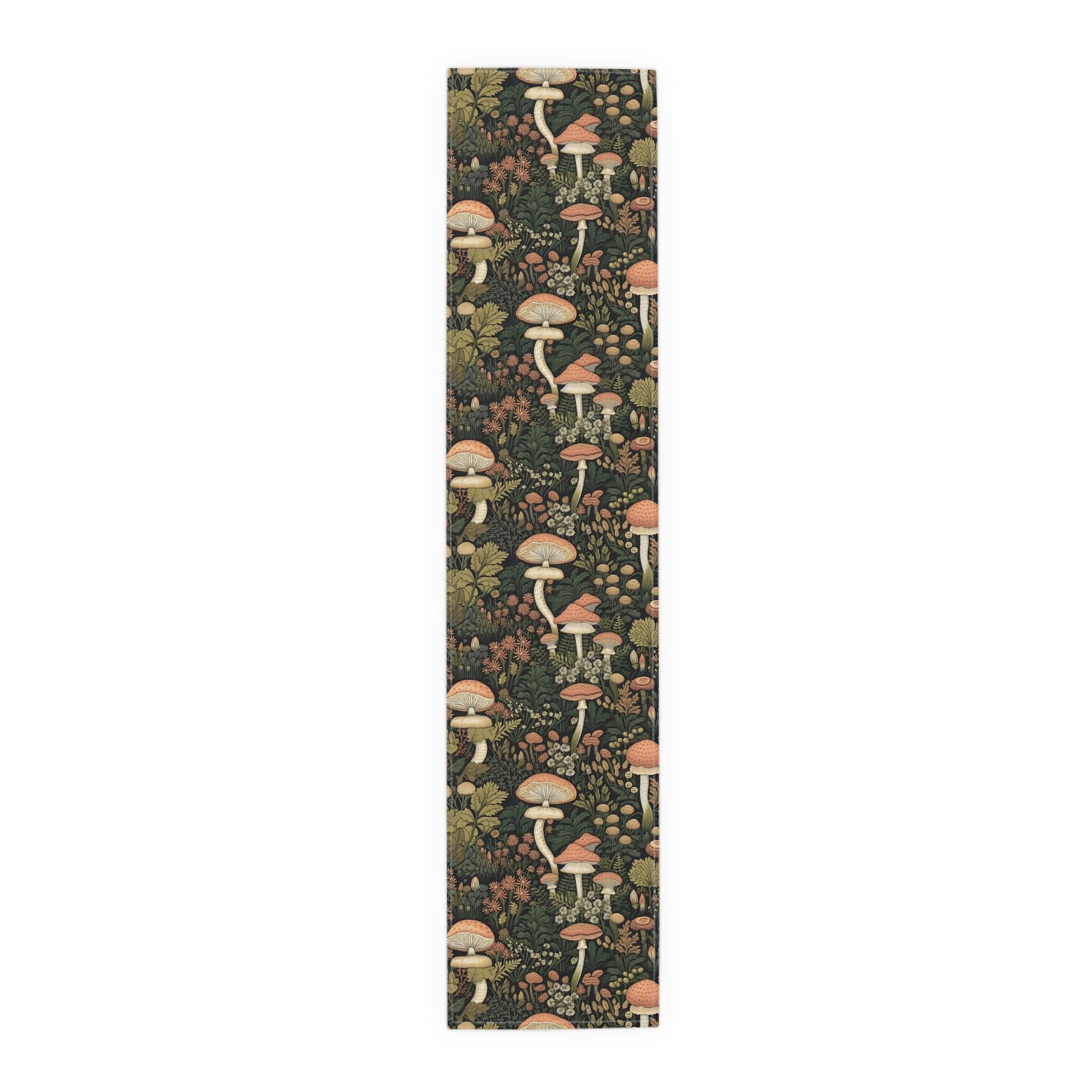 Fern Mushroom Quilted Table Runner NCU0HNH604
