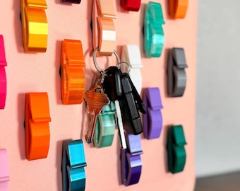 Bogg Bag Clip - Keychain Holder with Insert | Fits Bogg Bag & GoGo Bag Holes | Bag Accessory Organizer