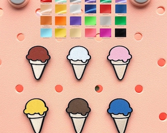 Ice Cream Bogg Bag, GoGo Tote Charms: Personalized Bag Accessories