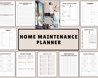 Home Wartung Planer | Haushaltsorganizer (PDF)
