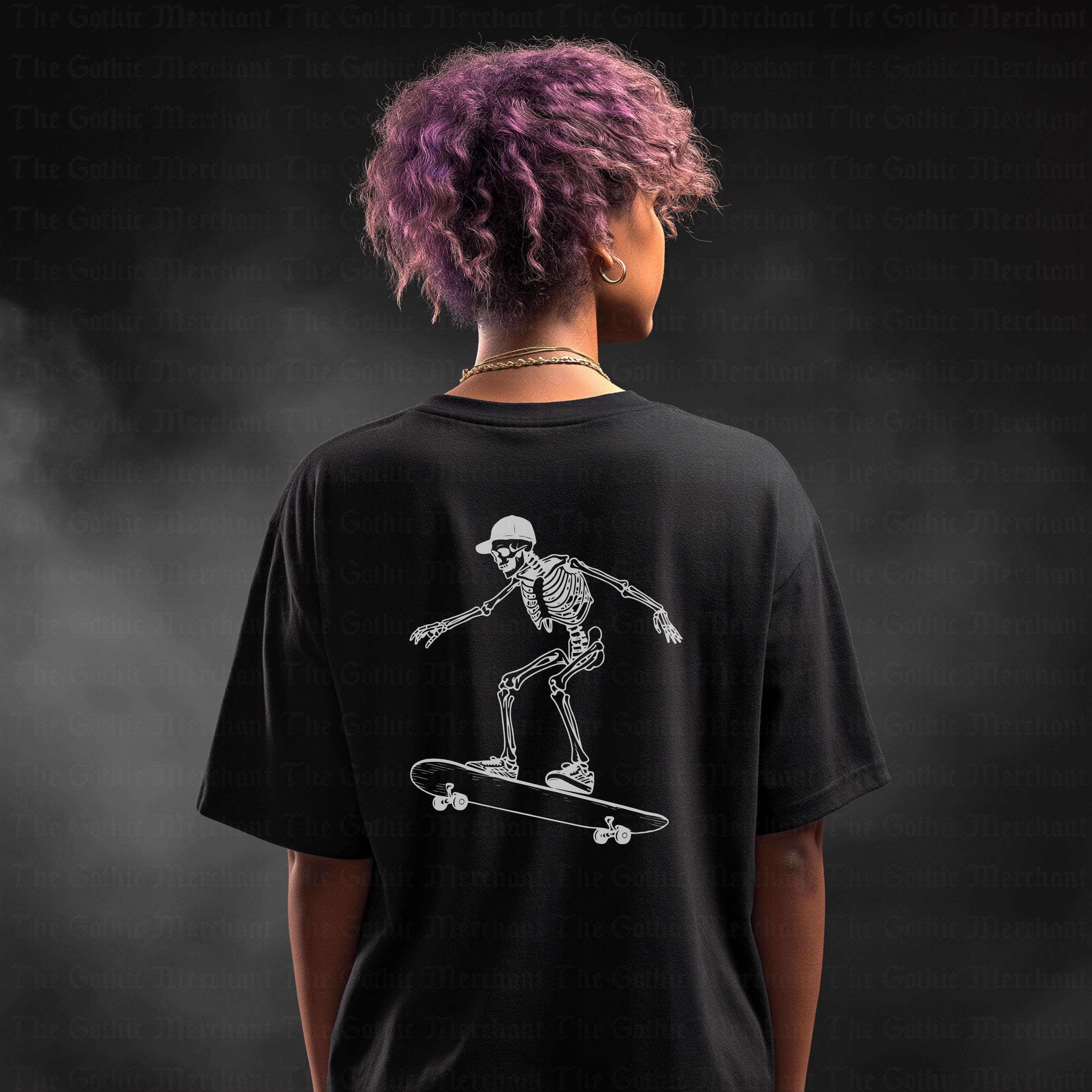 Black Oversize T-shirt Mockup: Alternative Model, Back View (PNG