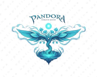 Pandora World  PNG, Sci-Fi Fantasy Art (Digital Download)