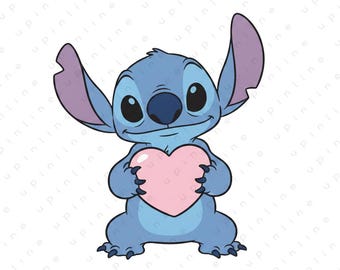 1 Stitch Digital Png, Stitch Clipart, Stitch Eps, Cute Stitch Png, Cut Files For Cricut, Png For Shirts, Silhouette, Instant Download