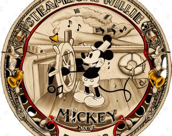 Retro Mickey PNG, Mickey PNG Digital Download, Family Vacation Shirt Design, Vintage Steamboat Willie Style