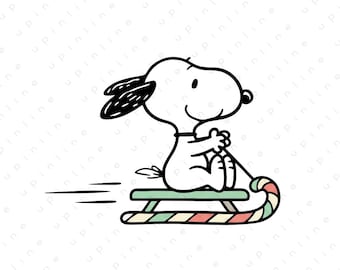 Snoopy Cartoon Clipart, Peanuts Dog PNG, Cricut Cut File (Digital Download)