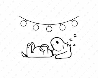Snoopy Inspired Clipart SVG PNG ,Peanuts Dog Cartoon Art ,Cute Character Set, High Resolution Digital Download, Cricut Silhouette Cut File