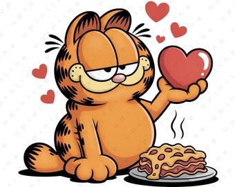 Cute Cartoon Cat Wall Art, Playful Cat Illustration, Modern Kids Room Decor, Printable Poster, Instant Download