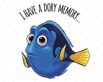 Baby Dory Png, Finding Nemo Png, I Have A Dory Memory Png, Blue Fish Png, Disney Pixar Png, Cute Dory Png