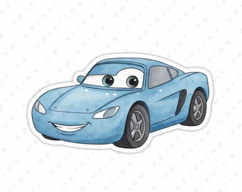 Sally Carrera Car Print | Watercolor Wall Art (Digital Download)