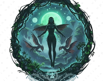 Fire and Ash Sci-Fi PNG, Alien Fantasy World Art, Elemental War Shirt Design, Cinematic Fan Art, Printable Sublimation File